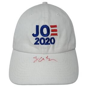 Joe 2020 Slideback Hat White One Size Adjustable Embroidered Bayside